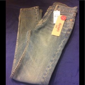 Levi’s 519 Skinny Denim Mens 29/30 LT Blue NWT